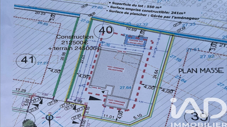 Ma-Cabane - Vente Terrain Villeneuve-de-la-Raho, 550 m²