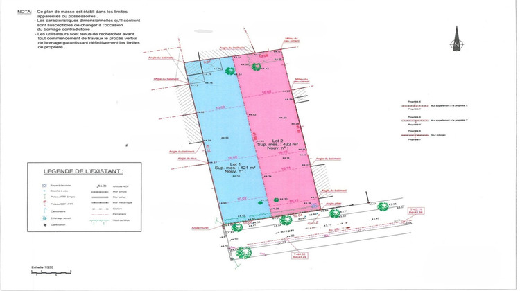 Ma-Cabane - Vente Terrain VILLENEUVE-LE-ROI, 422 m²