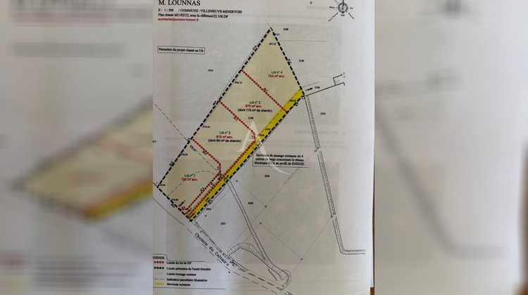 Ma-Cabane - Vente Terrain VILLENEUVE-MINERVOIS, 3137 m²