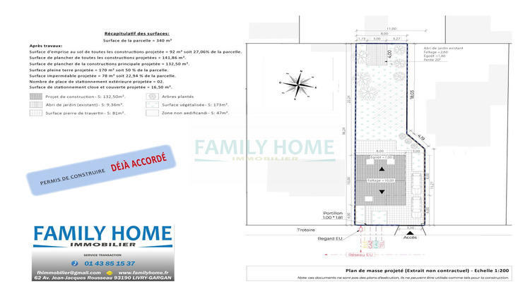 Ma-Cabane - Vente Terrain Villeparisis, 340 m²