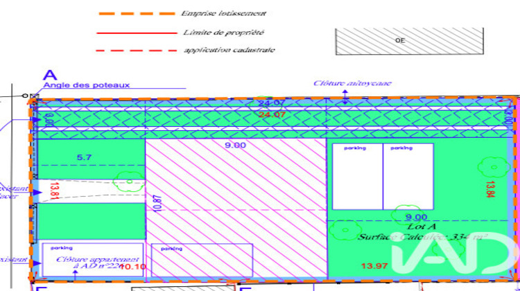 Ma-Cabane - Vente Terrain Villiers-sur-Marne, 334 m²
