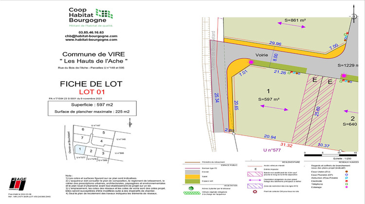 Ma-Cabane - Vente Terrain VIRE, 597 m²