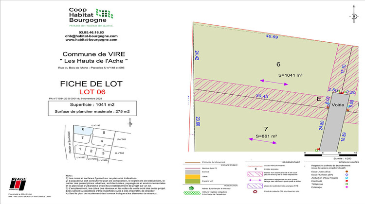 Ma-Cabane - Vente Terrain VIRE, 1041 m²