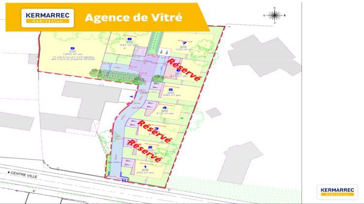 Ma-Cabane - Vente Terrain VITRE, 445 m²