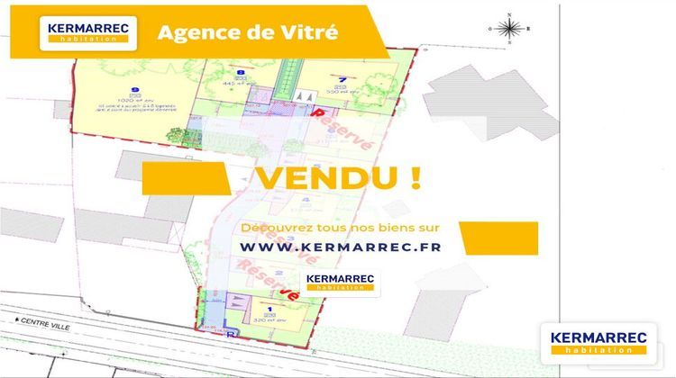 Ma-Cabane - Vente Terrain VITRE, 345 m²