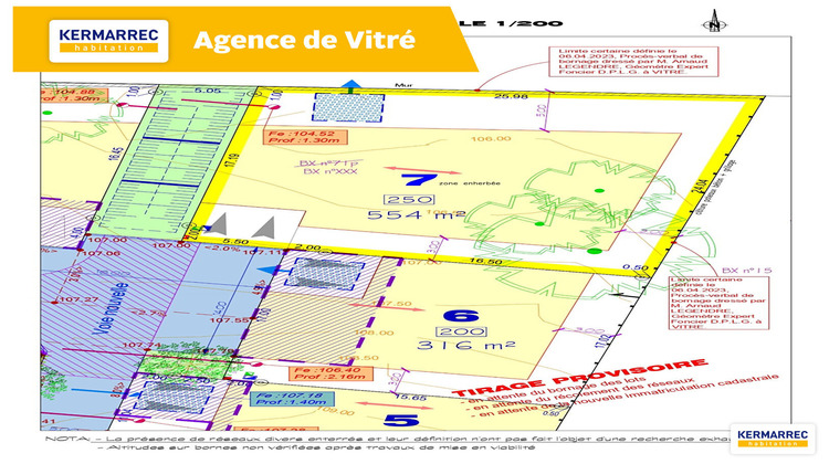 Ma-Cabane - Vente Terrain VITRE, 550 m²