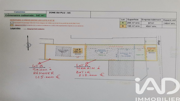 Ma-Cabane - Vente Terrain Vitry-sur-Seine, 295 m²