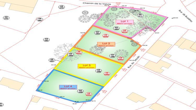 Ma-Cabane - Vente Terrain VORAY-SUR-L'OGNON, 880 m²