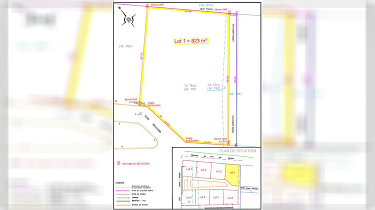 Ma-Cabane - Vente Terrain WARMERIVILLE, 823 m²