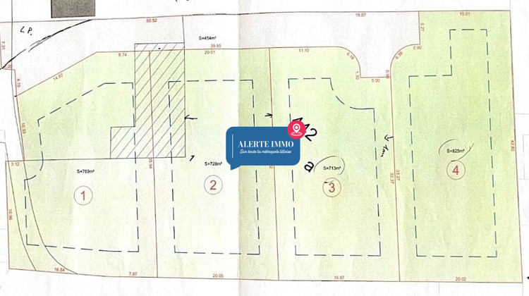 Ma-Cabane - Vente Terrain Wattrelos, 825 m²