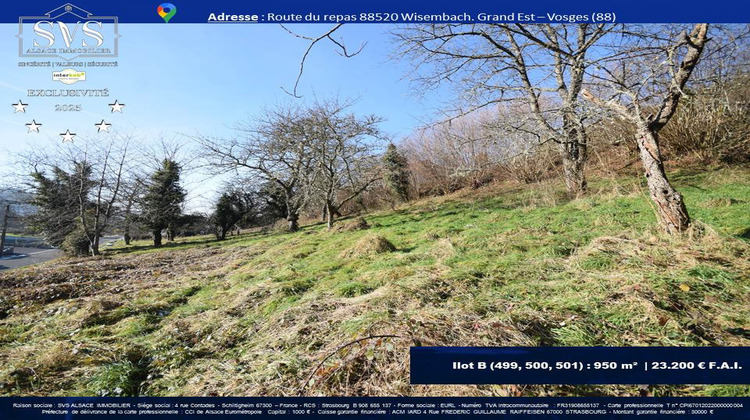 Ma-Cabane - Vente Terrain Wisembach, 930 m²