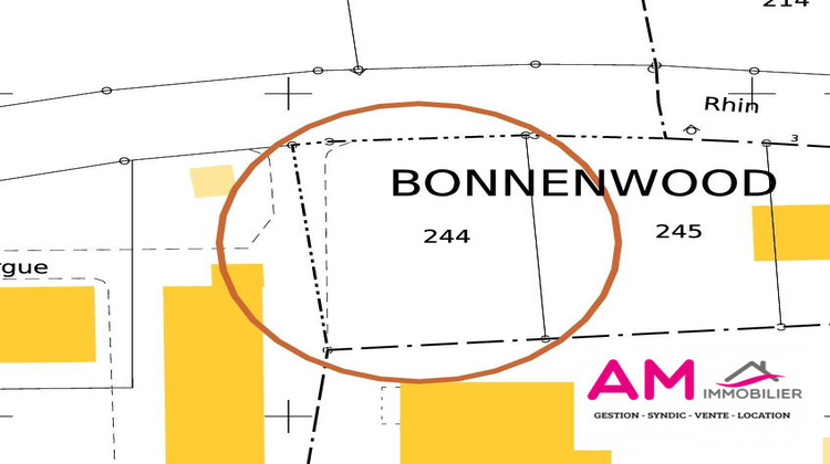 Ma-Cabane - Vente Terrain Wittelsheim, 785 m²