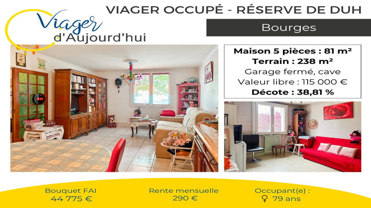 Ma-Cabane - Vente Viager Bourges, 81 m²