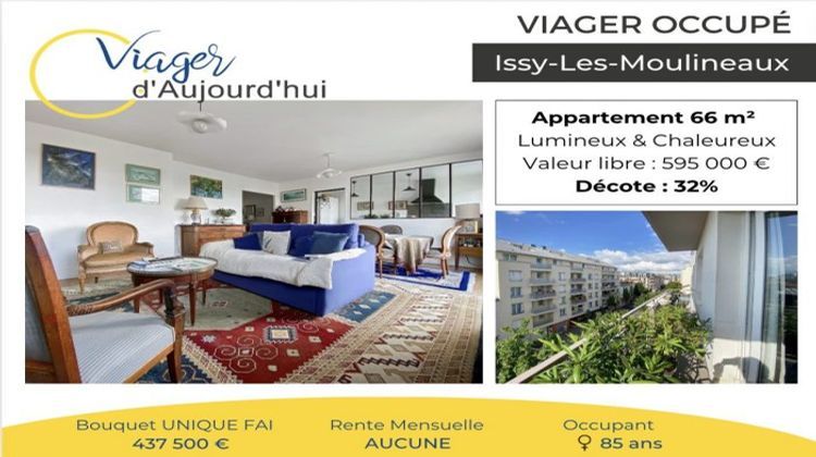 Ma-Cabane - Vente Viager Issy-les-Moulineaux, 66 m²