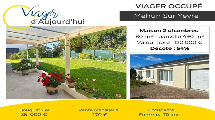 Ma-Cabane - Vente Viager Mehun-sur-Yèvre, 80 m²