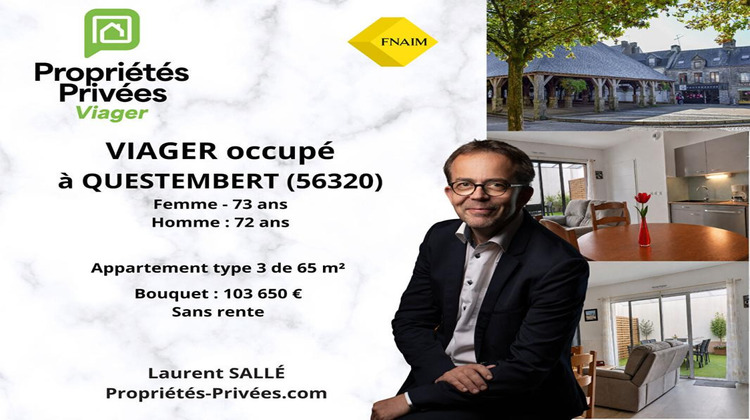 Ma-Cabane - Vente Viager QUESTEMBERT, 65 m²