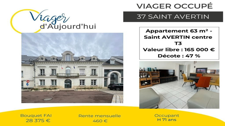 Ma-Cabane - Vente Viager Saint-Avertin, 63 m²