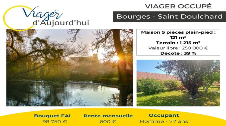 Ma-Cabane - Vente Viager Saint-Doulchard, 121 m²