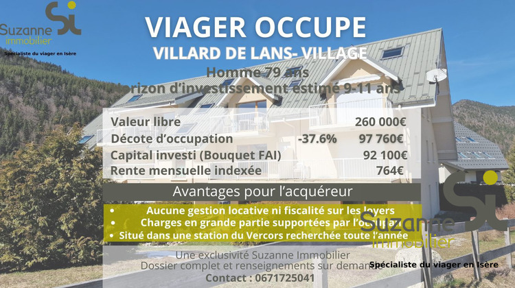 Ma-Cabane - Vente Viager Villard-de-Lans, 60 m²